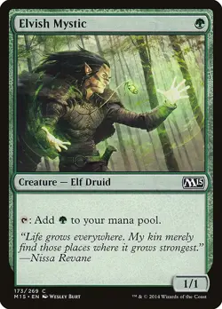 Core Set 2015 Elvish Mystic MTG Magic the Gathering NM - Image 1