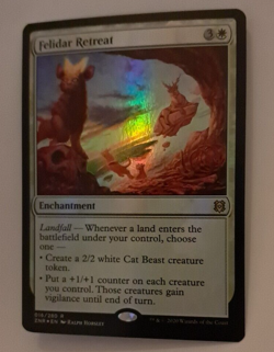 Felidar Retreat Foil NM/M Zendikar Rising MTG MAGIC THE GATHERING - Image 1