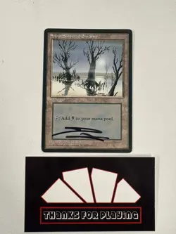 Snow-Covered Swamp Ice Age Signed Autograph Douglas Shuler - Image 1