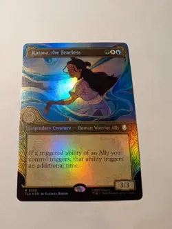 Katara, the Fearless - Foil Extended Art Showcase TLA NM MTG - Image 1