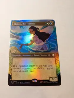 Katara, the Fearless - Foil Extended Art Showcase TLA NM MTG - Image 2