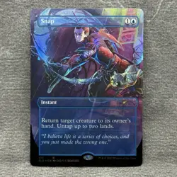 MTG Snap Secret Lair SLD #412 Foil NM Magic the Gathering - Image 1