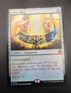 Lotus Ring Outlaws of Thunder Junction: the Big Score MTG Foil Near Mint - Image 1