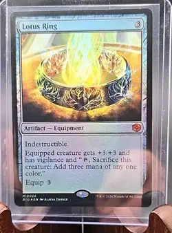 Lotus Ring Outlaws of Thunder Junction: the Big Score MTG Foil Near Mint - Image 3