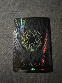 MTG: Plains 365 Phyrexian OIL SLICK FOIL, NM Phyrexia: All Will Be One - Image 1
