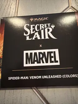 Secret Lair x Marvel's Spider-Man: Venom Unleashed (Colors) Foil Edition Sealed - Image 3
