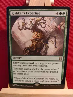 Rishkar's Expertise - Modern Horizons 3 Commander - NM - Rare - MTG - Image 1