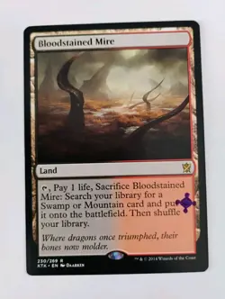 Bloodstained Mire - Khans of Tarkir - 230/269 - MtG - Image 1