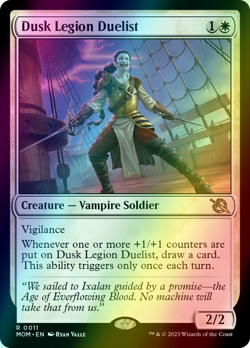 Dusk Legion Duelist FOIL, March of the Machine, MTG MOM NM/M - Image 1