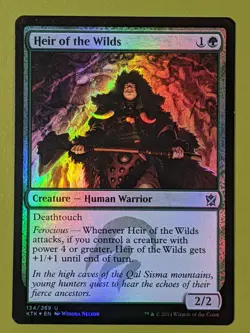 FOIL Heir of the Wilds x1 Khans of Tarkir x1 Magic the Gathering MTG - Image 1