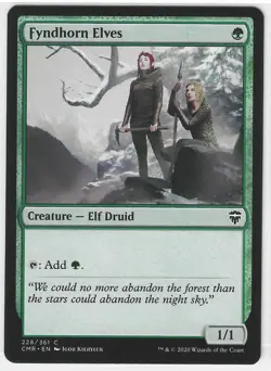 MTG Magic the Gathering Fyndhorn Elves Commander Legends NM - Image 1