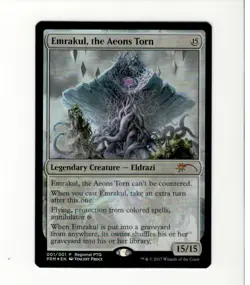 Emrakul, the Aeons Torn. Pro Tour Promo. Foil. NM. MTG. Magic the Gathering - Image 1