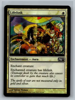 Magic The Gathering Magic 2010 Lifelink #18/249 Foil MTG TCG CCG M10 - Image 1