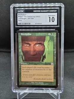 MTG Onslaught Biorhythm 247/350 CGC Gem Mint 10 - Image 1