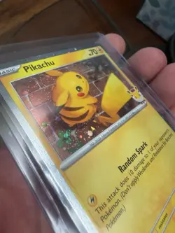 Double Holo SWIRL Pokemon Pikachu Promo Pokemon Day 2026 Card - Image 1