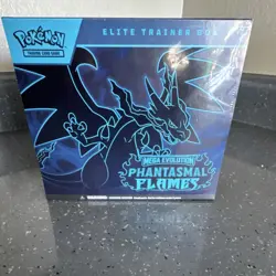 Pokemon TCG Mega Evolution Phantasmal Flames Elite Trainer Box Sealed Charizard - Image 1