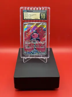 CGC 10 Pristine - 2023 Pokemon Flamigo Clay Burst 082/071 Art Rare Holo Japanese - Image 1
