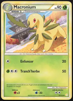 Carte Pokemon Macronium 35/123 HeartGold SoulSilver Francais - Image 1