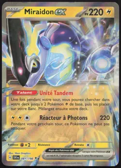 Carte Pokemon Miraidon-ex 081/198 Ecarlate et Violet Francais - Image 1
