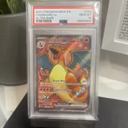 Charizard EX 183/165 Scarlet & Violet 151 Pokemon TCG PSA 10 English - Image 1