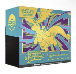 POKEMON ASCENDED HEROS POKEMON CENTER EXCLUSIVE ETB x4 CONFIRMED PRESALE - Image 1