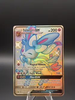 Pokemon: Sylveon GX SV76/SV94 [English] [NM] Hidden Fates: Shiny Vault Holo - Image 1
