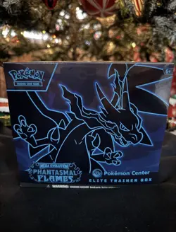 Pokemon TCG Pokemon Center Phantasmal Flames ETB *Small Tear In Seal* - Image 1