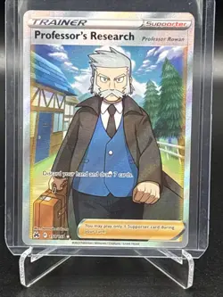 Pokemon TCG Professor's Research Full Art 150/159 Crown Zenith Holo Ultra Rare - Image 1