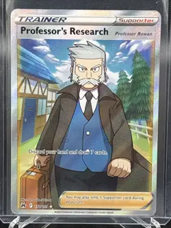 Pokemon TCG Professor's Research Full Art 150/159 Crown Zenith Holo Ultra Rare - Image 2