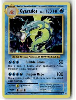 Gyarados ⭐ 34/108 Holo Rare Evolutions 2016 Pokemon NM - Image 1
