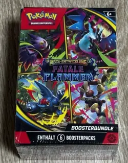 Pokemon - Fatale Flammen Booster Bundle 6er | Deutsch I Sealed | Neu - Image 1