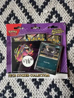 Pokemon TCG: Mega Evolution Ascended Heroes - Tech Sticker Gastly New & Sealed🔥 - Image 1