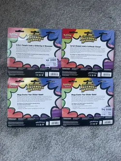 Pokemon TCG: Ascended Heroes Tech Sticker & Blister Pack Bundle (New & Sealed✅) - Image 2