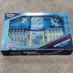 Pokemon TCG Crown Zenith SHINY ZACIAN Premium Figure Collection - Factory Sealed - Image 1