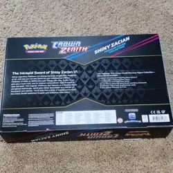 Pokemon TCG Crown Zenith SHINY ZACIAN Premium Figure Collection - Factory Sealed - Image 3
