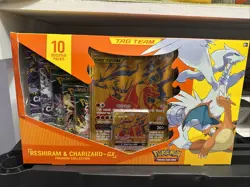 Pokemon Reshiram & Charizard gx Tag Team Premium Collection Box NEW SEALED - Image 1