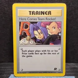 Pokemon Team Rocket Here Comes Team Rocket! Holo Rare 15/82 English TCG - Image 1