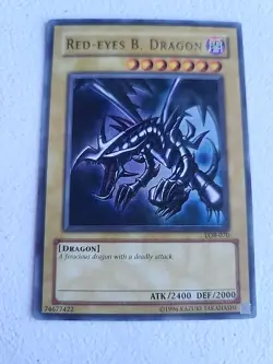 Yugioh Red-Eyes B. Dragon LOB-070 (Ultra Rare) Unlimited - Image 1