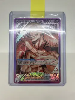 One Piece Donquixote Doflamingo OP14-060 Alt Art Parallel The Azure Sea's Seven - Image 1