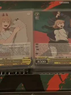 ENGLISH PLAYSET Weiss Schwarz Chainsaw Man Playset 4x RR/R/CR/CC/U/C - Image 3