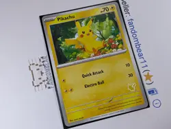2023 Pikachu MY FIRST BATTLE STAMP PROMO card Pokemon TCG NM/LP - Image 5