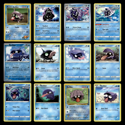 12x Mistys Shellder Lot Cloyster Shellder 89.0 Gym Heroes Pokemon Cards Set TCG - Image 1