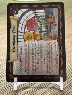 Harry Potter Greenhouse Three Foil Location Card Chamber of Secrets TCG #26/140. - Image 1