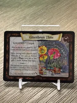 Harry Potter Greenhouse Three Foil Location Card Chamber of Secrets TCG #26/140. - Image 3