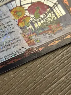 Harry Potter Greenhouse Three Foil Location Card Chamber of Secrets TCG #26/140. - Image 4