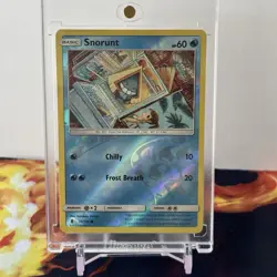 REVERSE HOLO Snorunt 31/145 NM - Guardians Rising Sun Moon Pokemon Card - Image 1