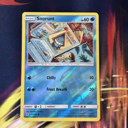 REVERSE HOLO Snorunt 31/145 NM - Guardians Rising Sun Moon Pokemon Card - Image 2