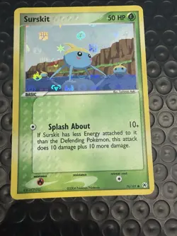 Surskit Pokemon TCG Hidden Legends Reverse Holo Common Card #76/101 NM - Image 1