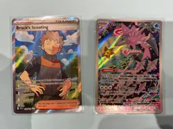 6 pokemon cards holo and secret rare all in sleeves - Image 3