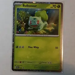 Bulbasaur SVP EN 046 - 151 Black Star Promo - Cosmos Holo Pokemon Card NM - Image 1
